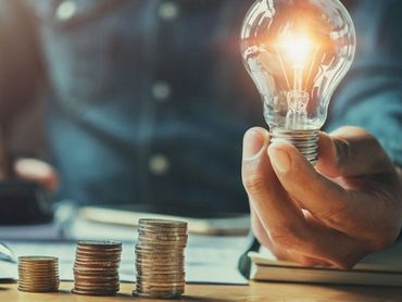 Coins and Light Bulb