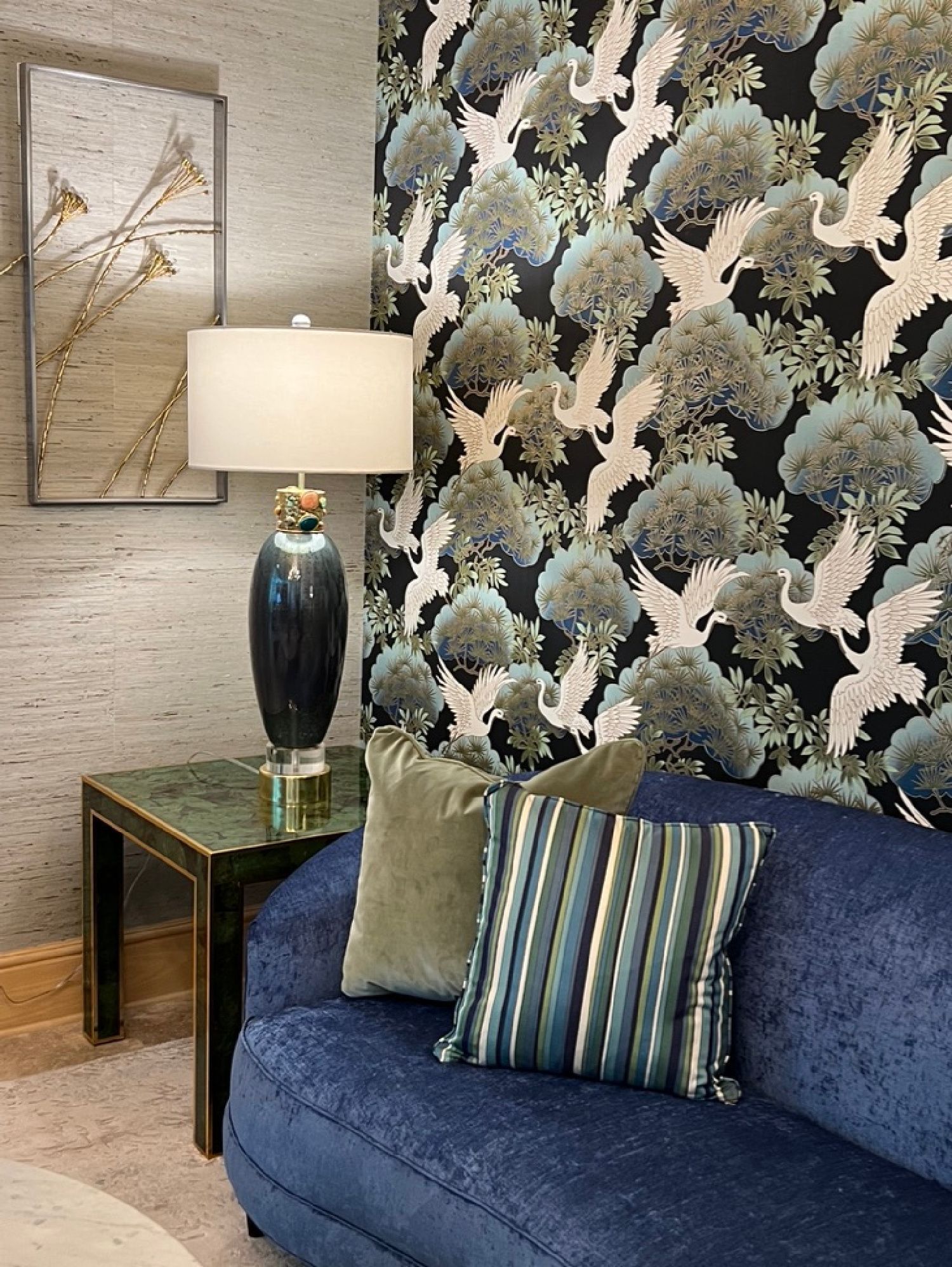 Chic and contemporary bar lounge in Sunny Isles, FL, designed by J Bradwells Home & Design