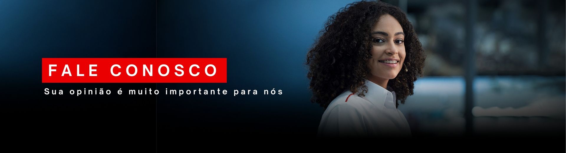 Faixa com os dizeres 
