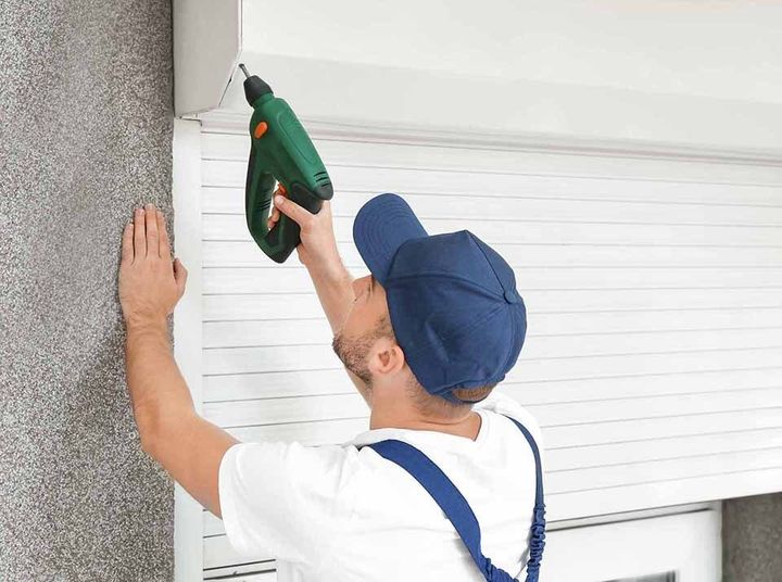 installazione di una tapparella