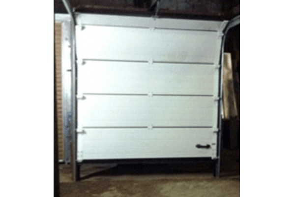 porta sezionale bianca per garage
