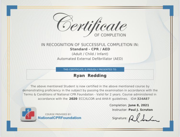 CPR & AED Certification CPR & AED Certification