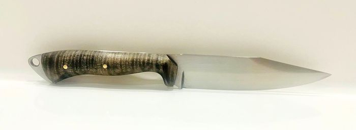 5 INCH DROP NOSE HIGH CARBON STEEL BLADE HAND MADE IN USA