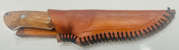 JB Custom Blades hand crafted leather sheath