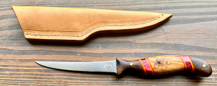 custom high carbon steel fillet knife