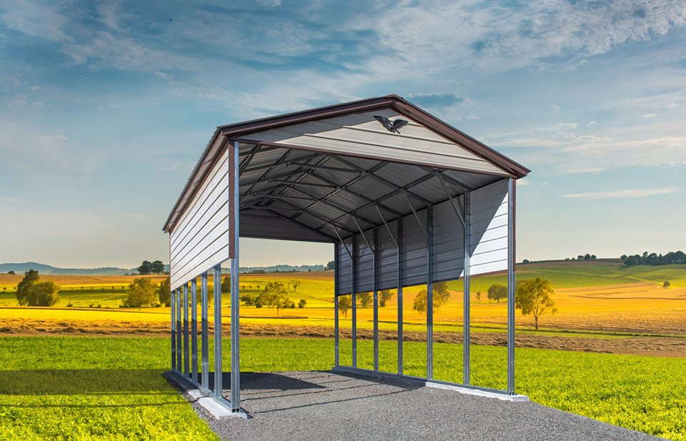Inside View of RV or Large Vehicle Maintenance Garage