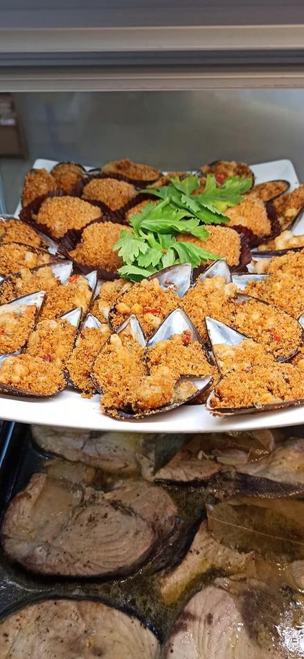 cozze gratinate