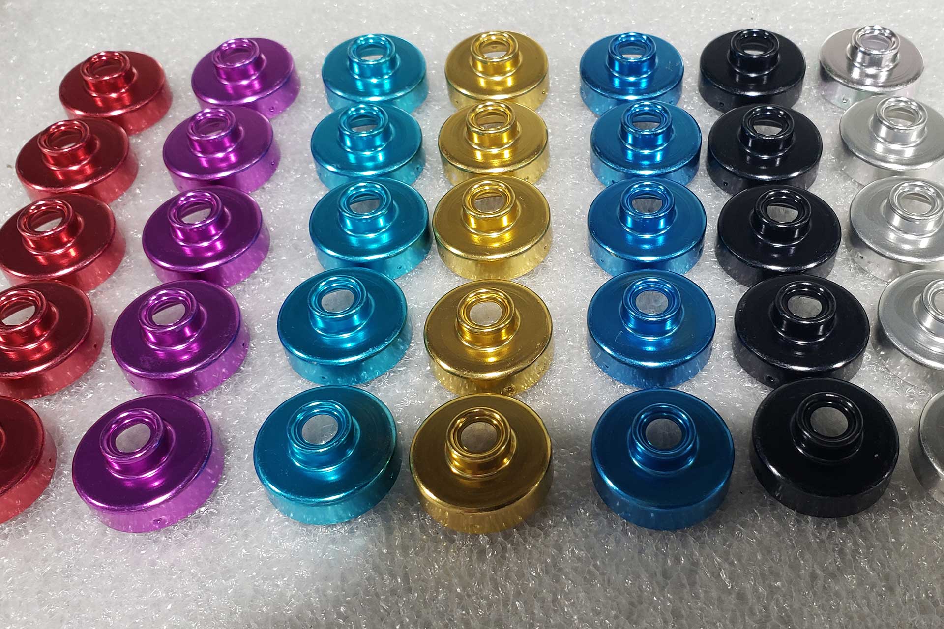 Anodized aluminum colors