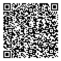 QR code, black and white, square with complex pattern, for scanning.