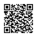 QR code, black and white, matrix of squares.