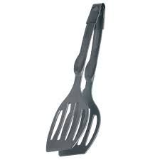 Image of gray/black spatula tongs