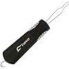 Black handled automotive door lock pick tool.