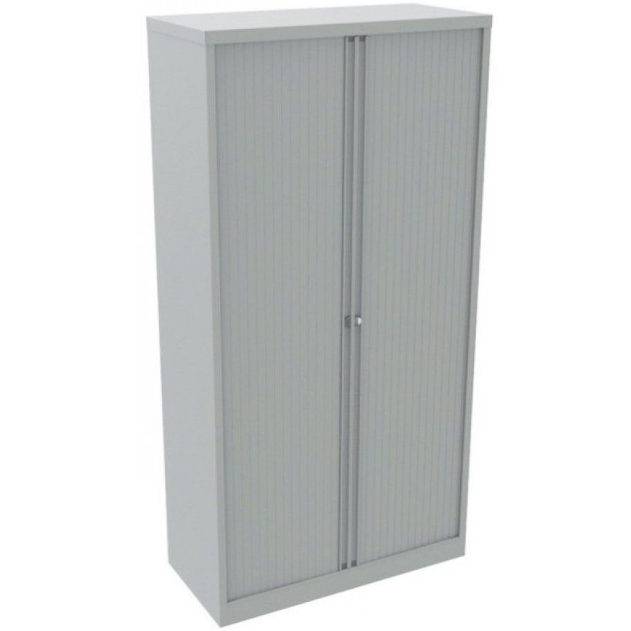 Tambour Cupboard - Bisley - Grey