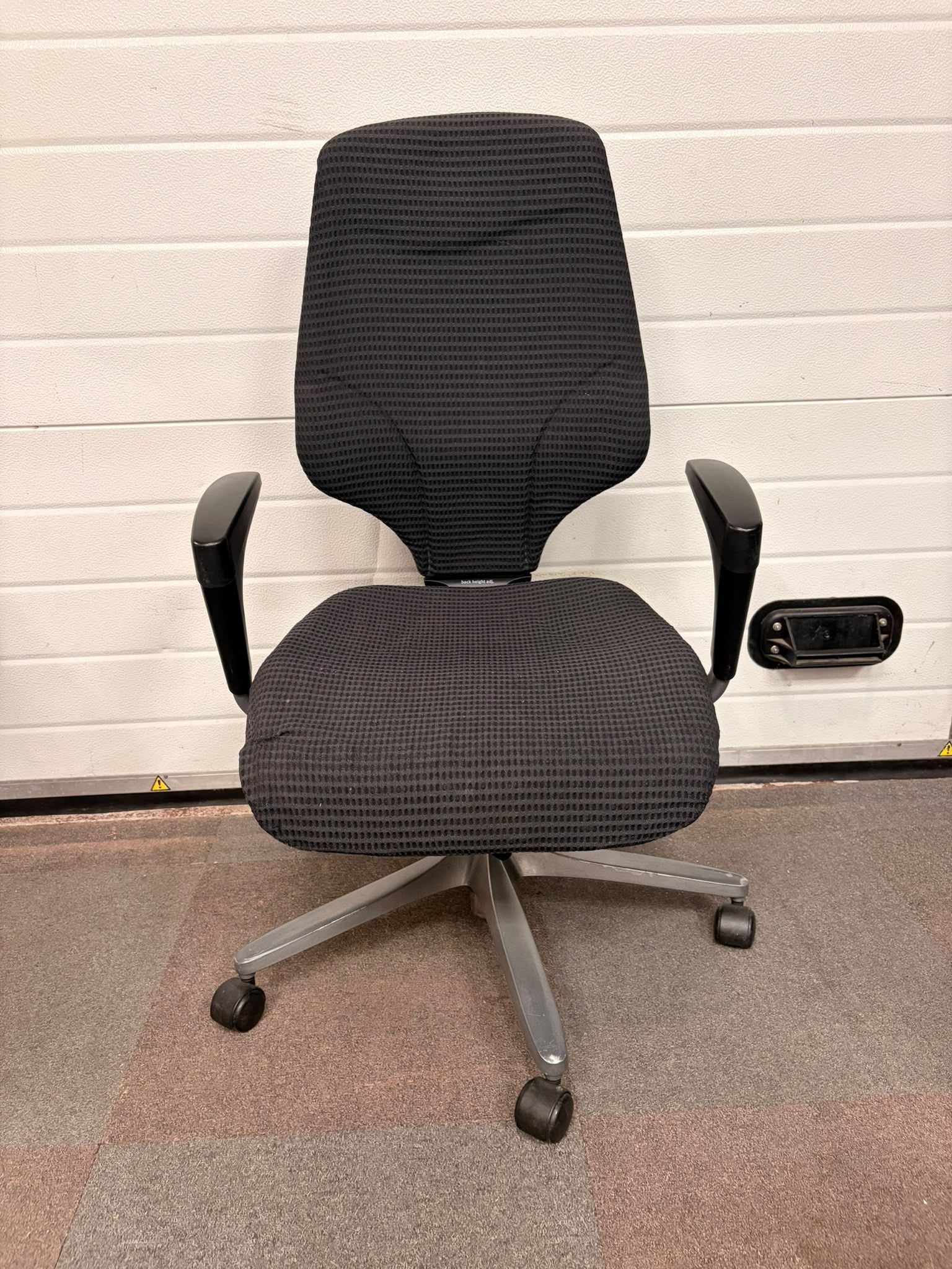 Used Operator Chair - Fabric - Adjustable Arms