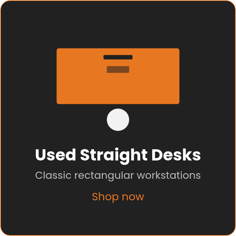 Used Straight Desks