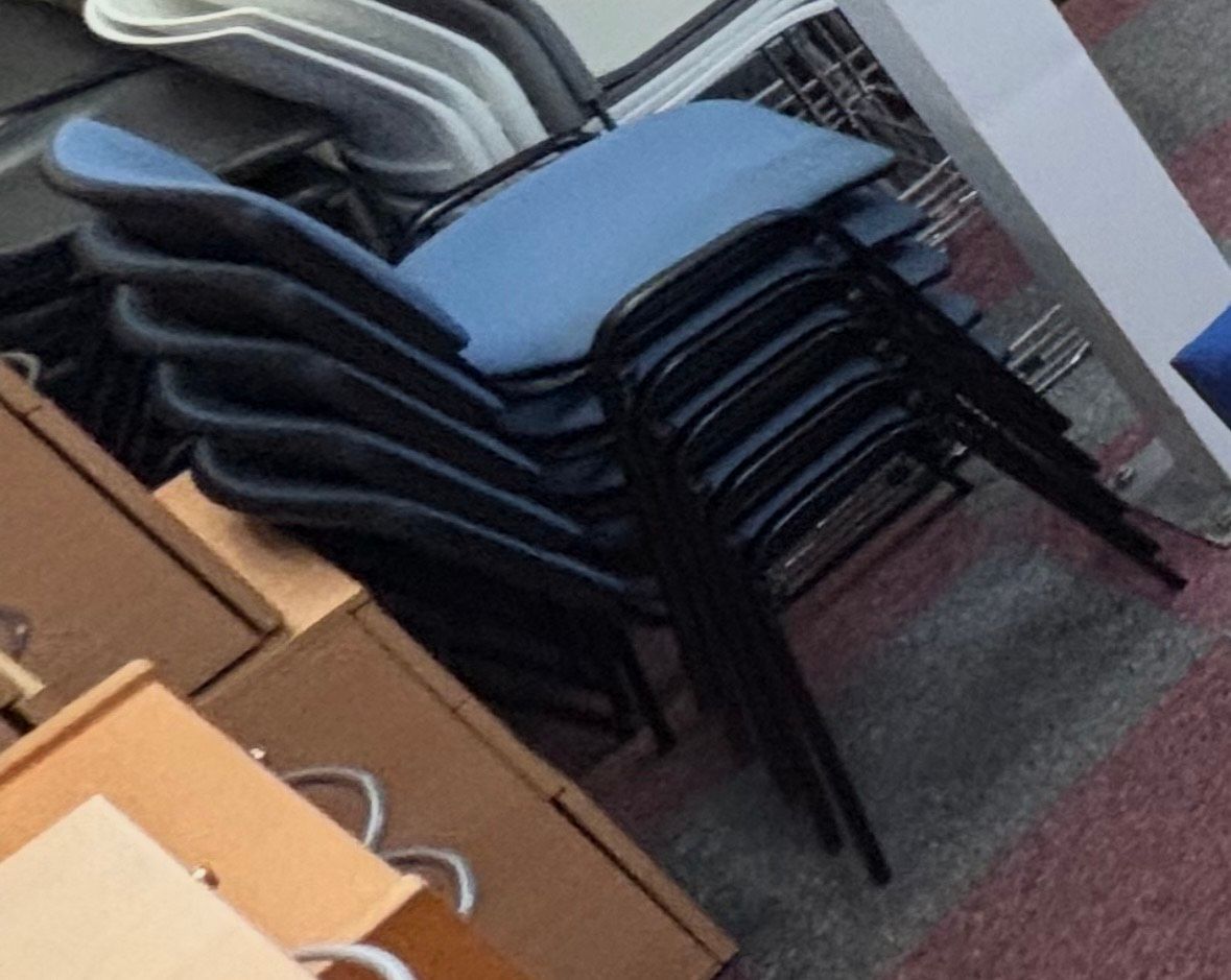 Meeting Chairs - Stacking - Light Blue