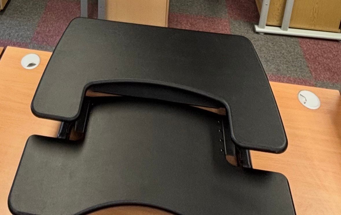Monitor Riser - Wide - Black