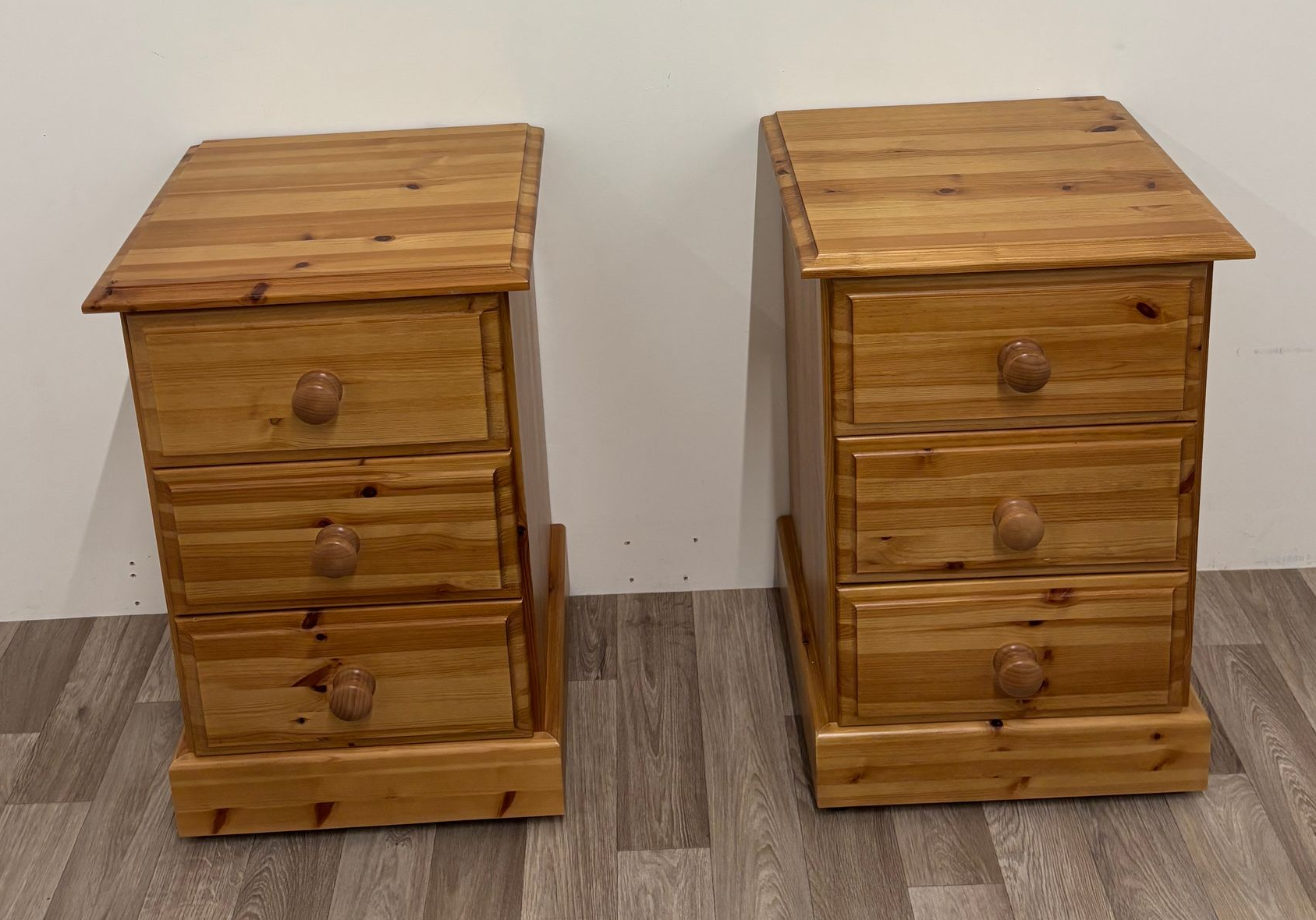 Solid Pine Bedside Tables