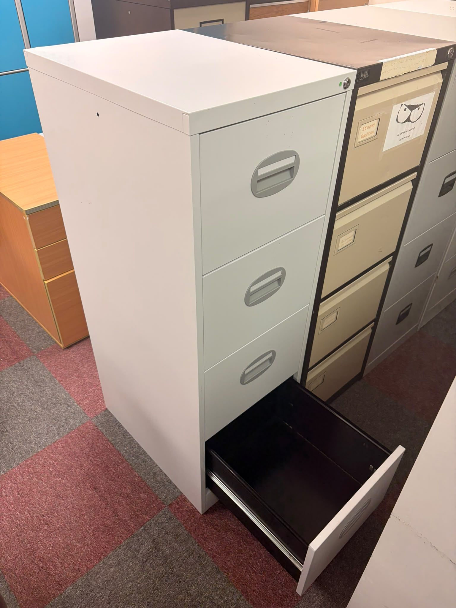 Used Silver Filing Cabinets