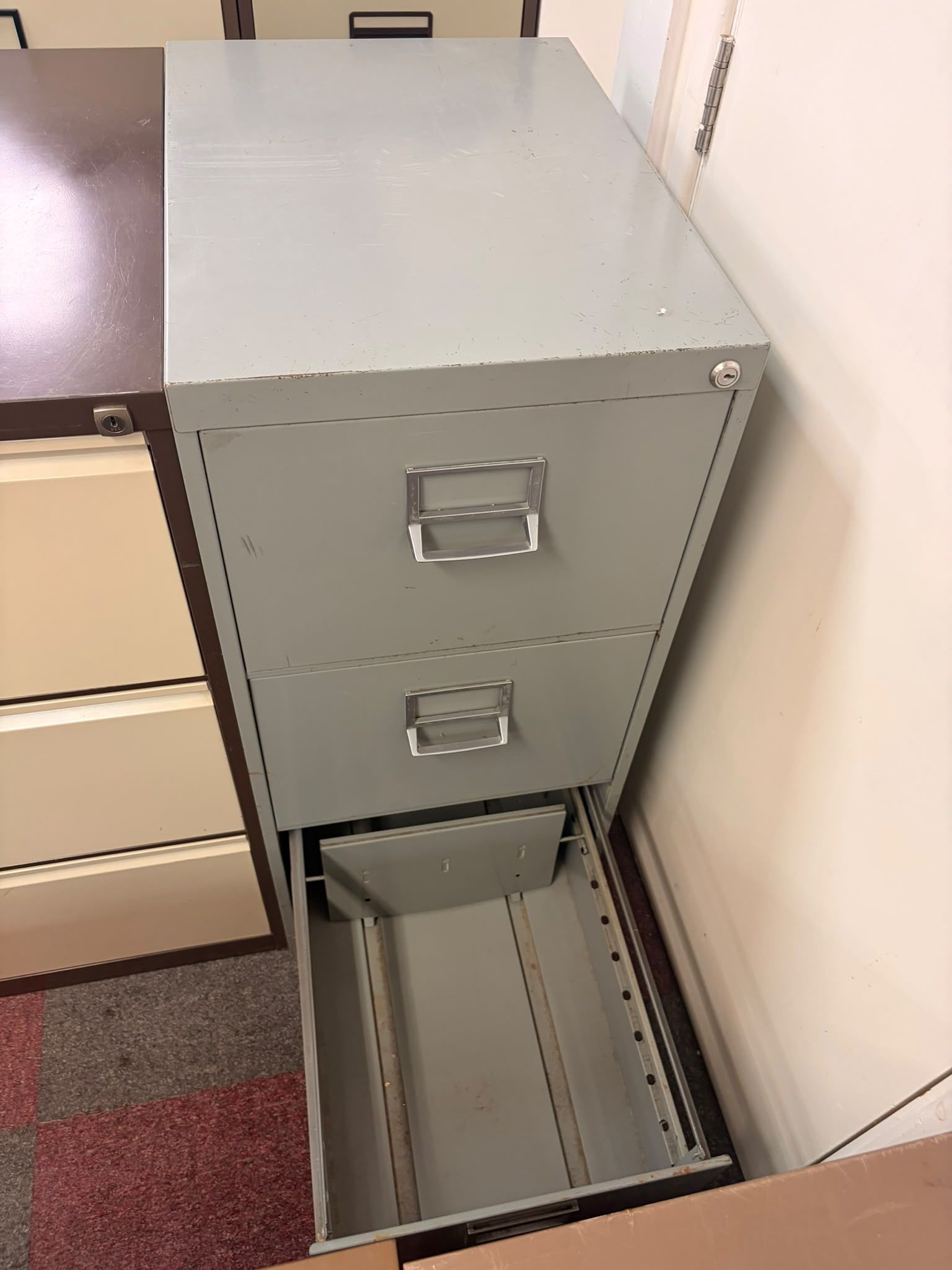 Used Metal Filing Cabinet - 3 Drawer