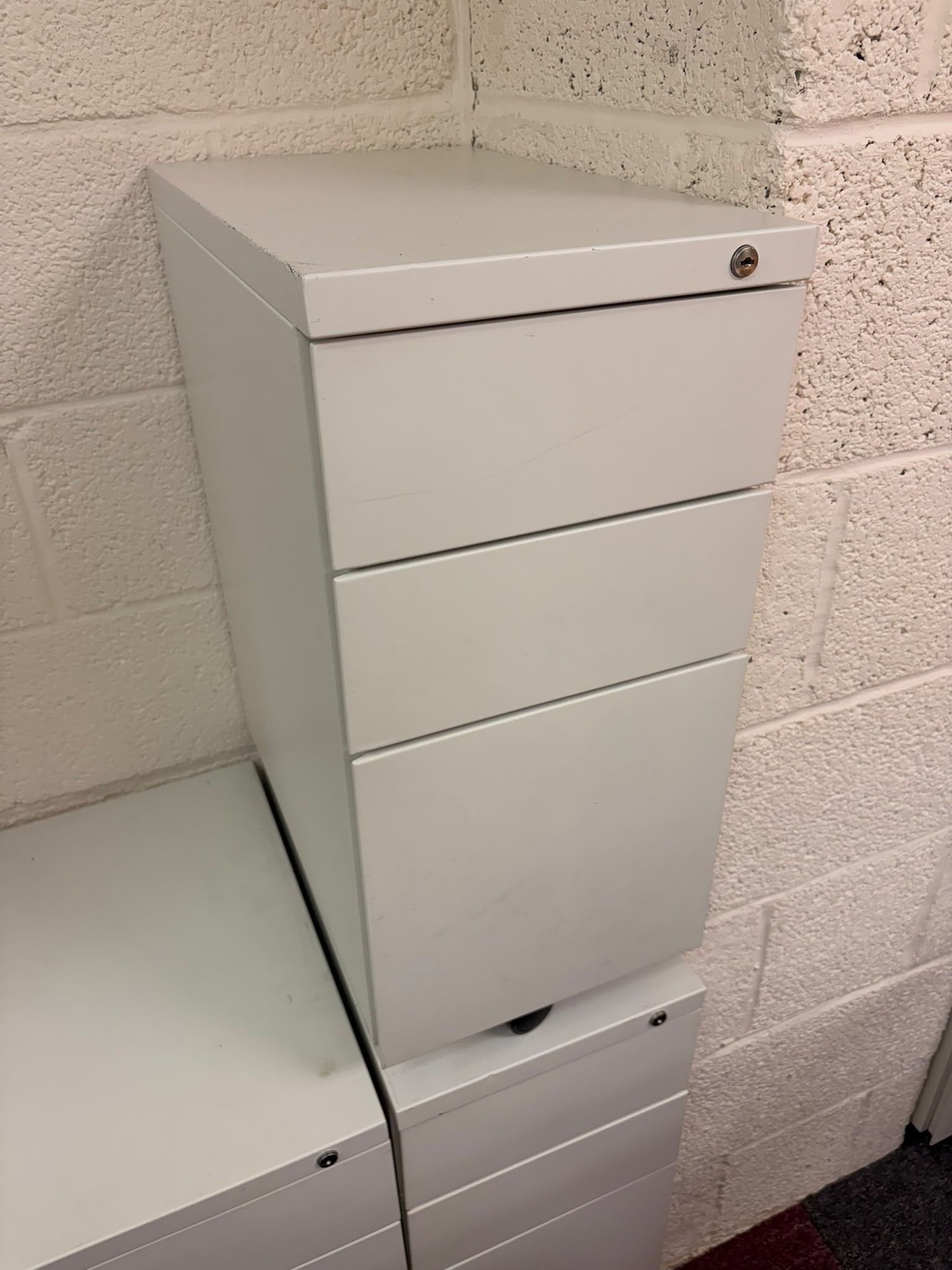 Used Slim-Line Pedestals - White