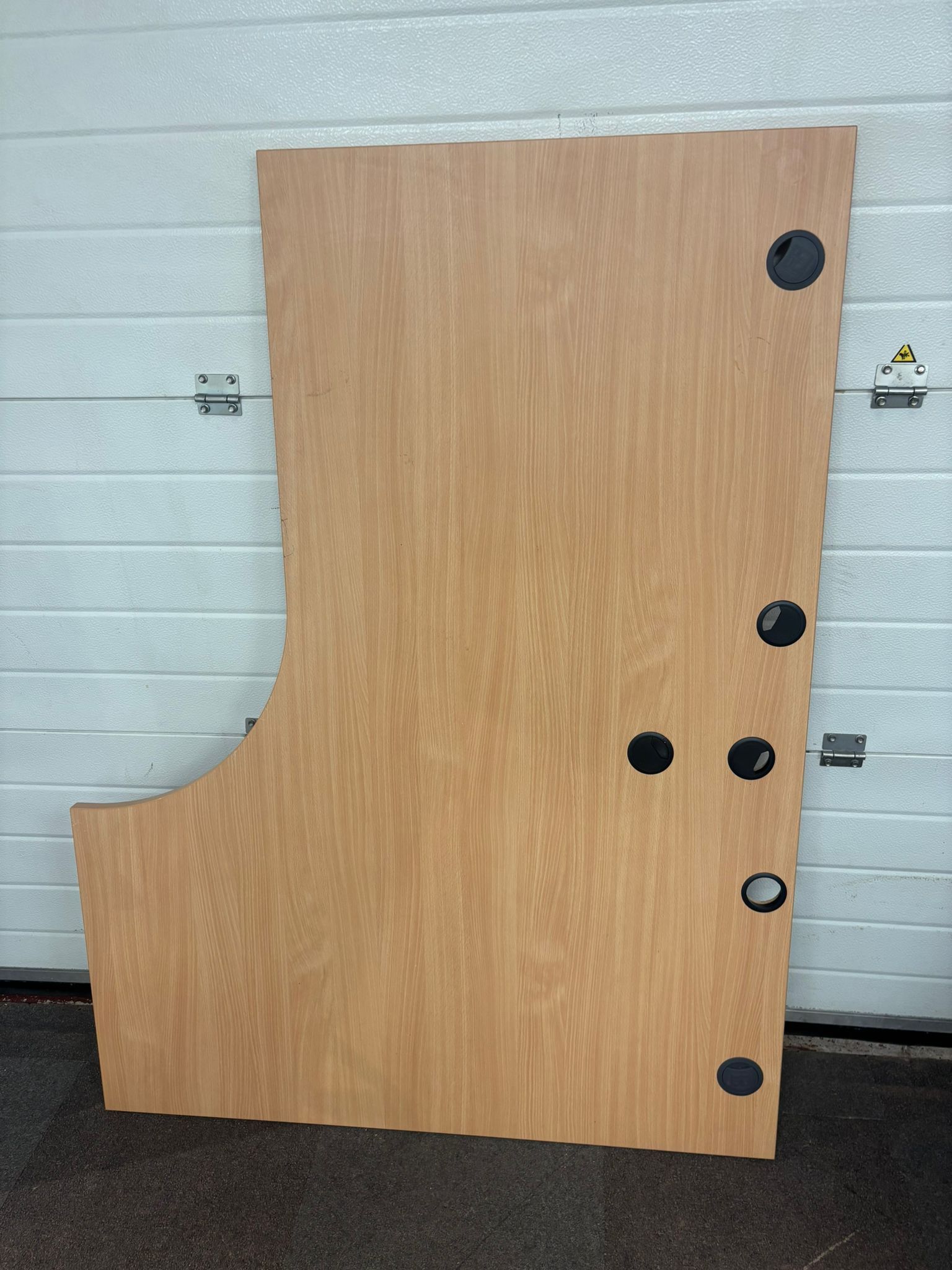 Used Right Hand Return Desk - Cable Management