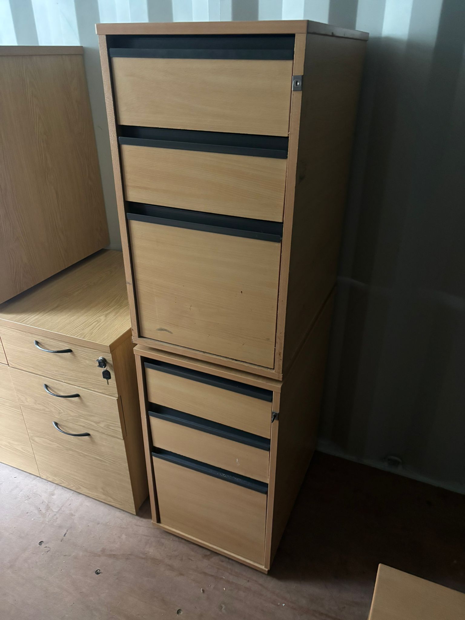 Matching Desk High Pedestals