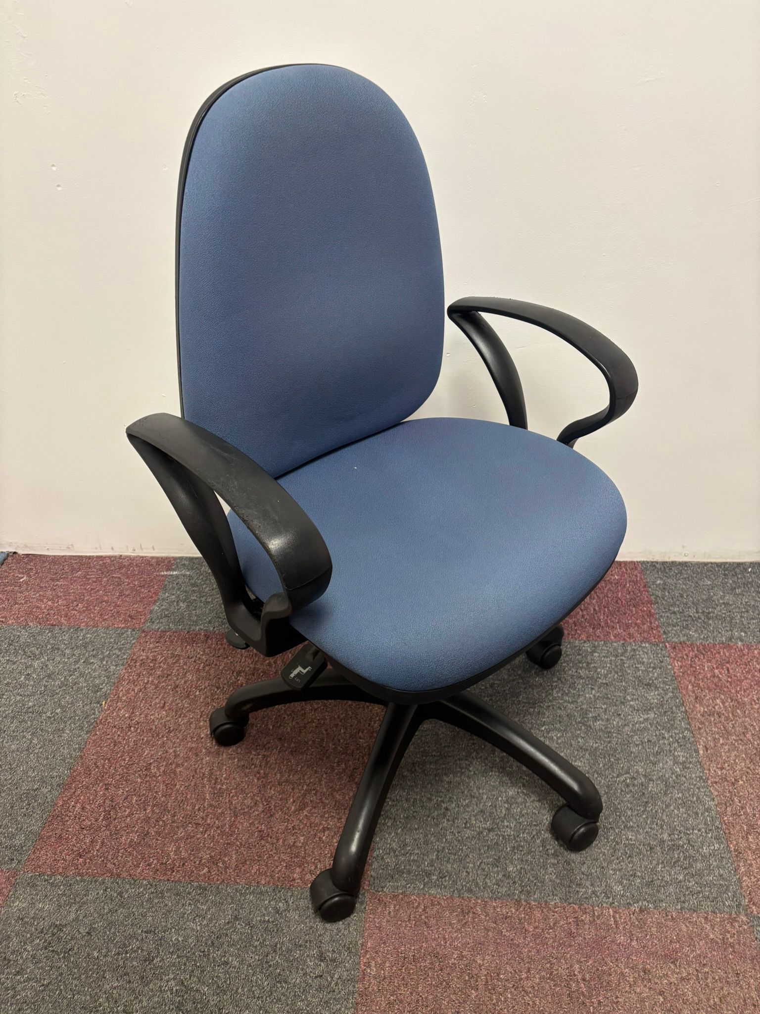 Used Operator Chair - Light Blue