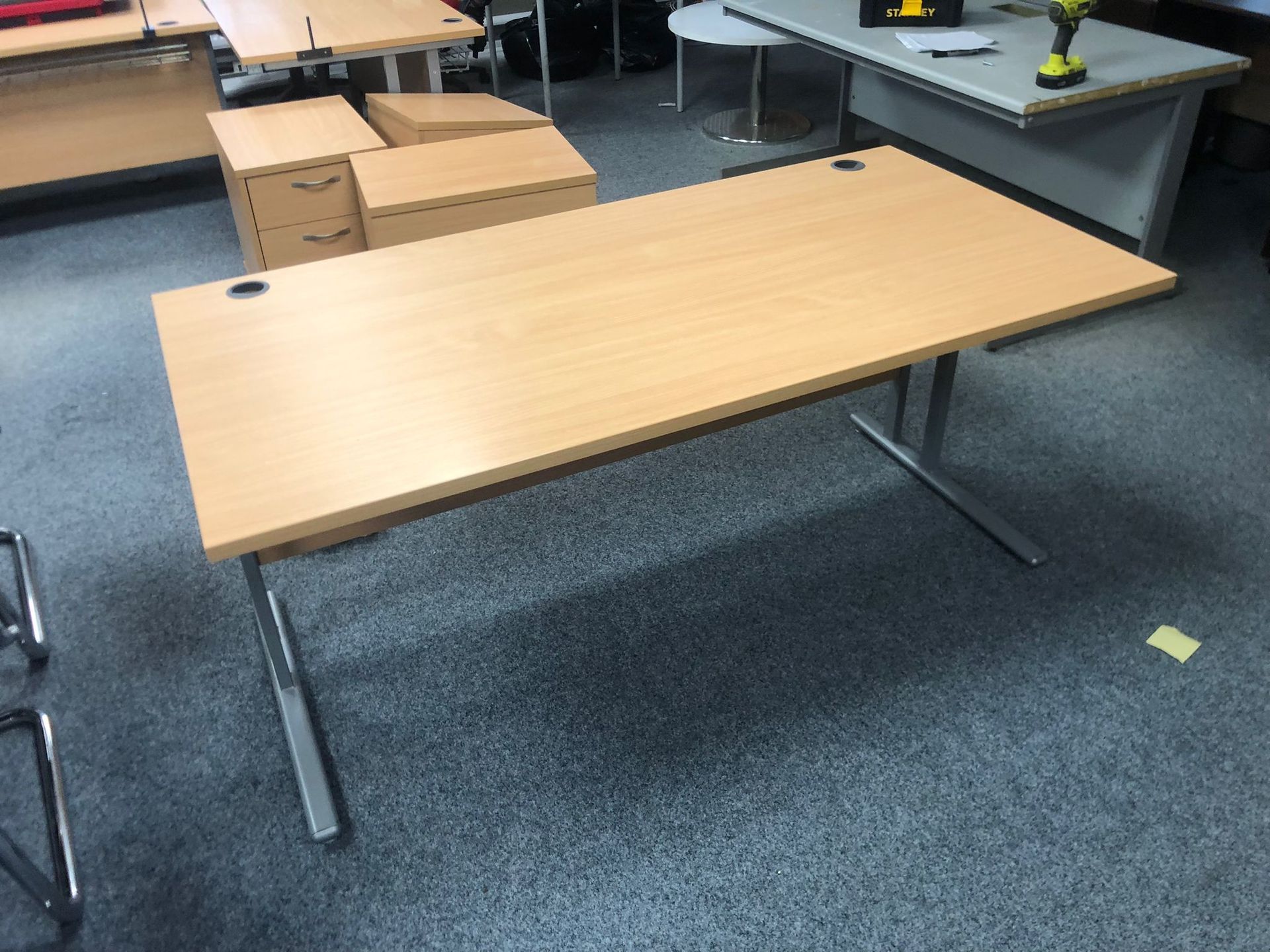 Used Office Straight Desk - 1600 mm