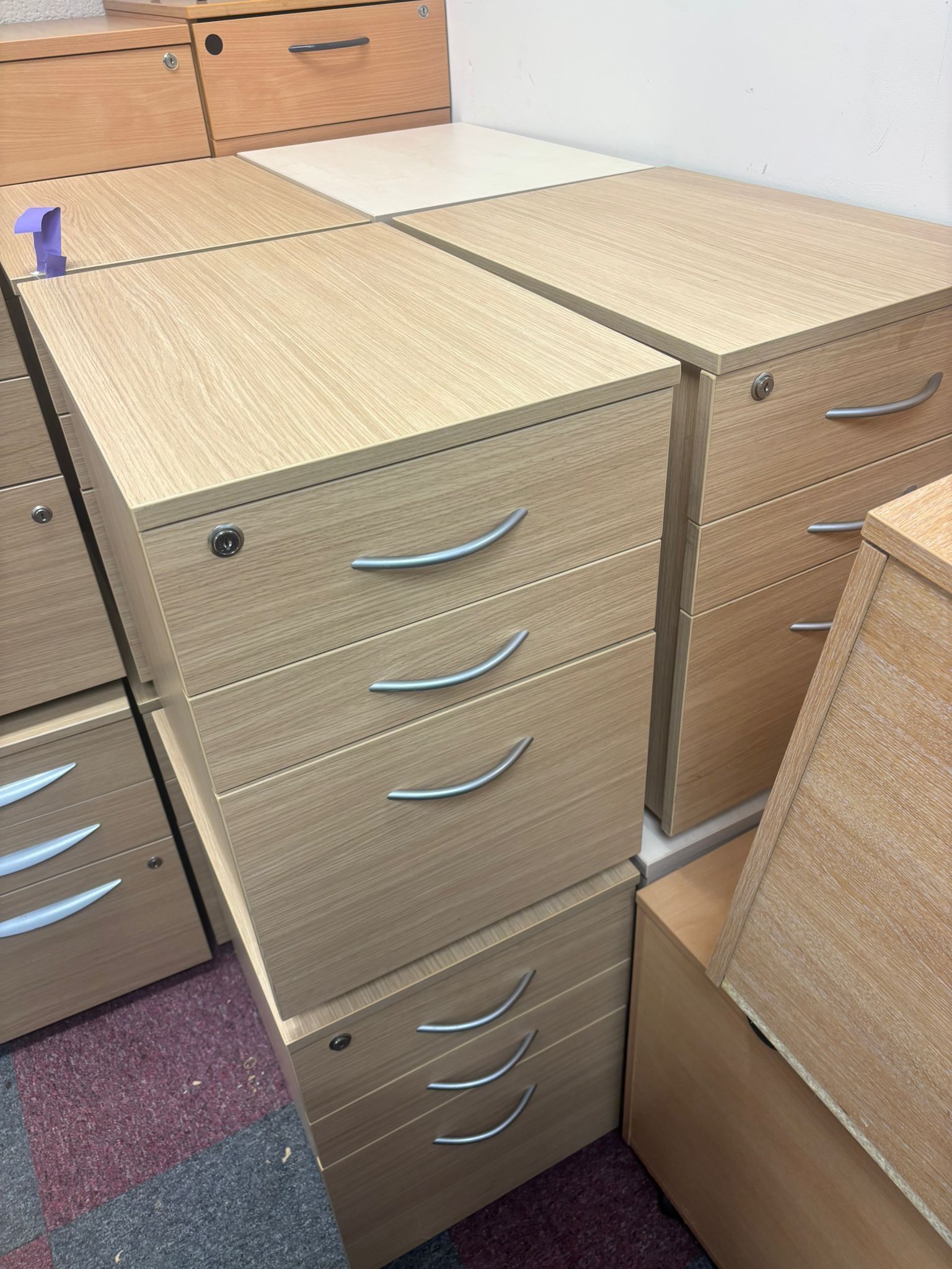 Oak Matching Pedestals