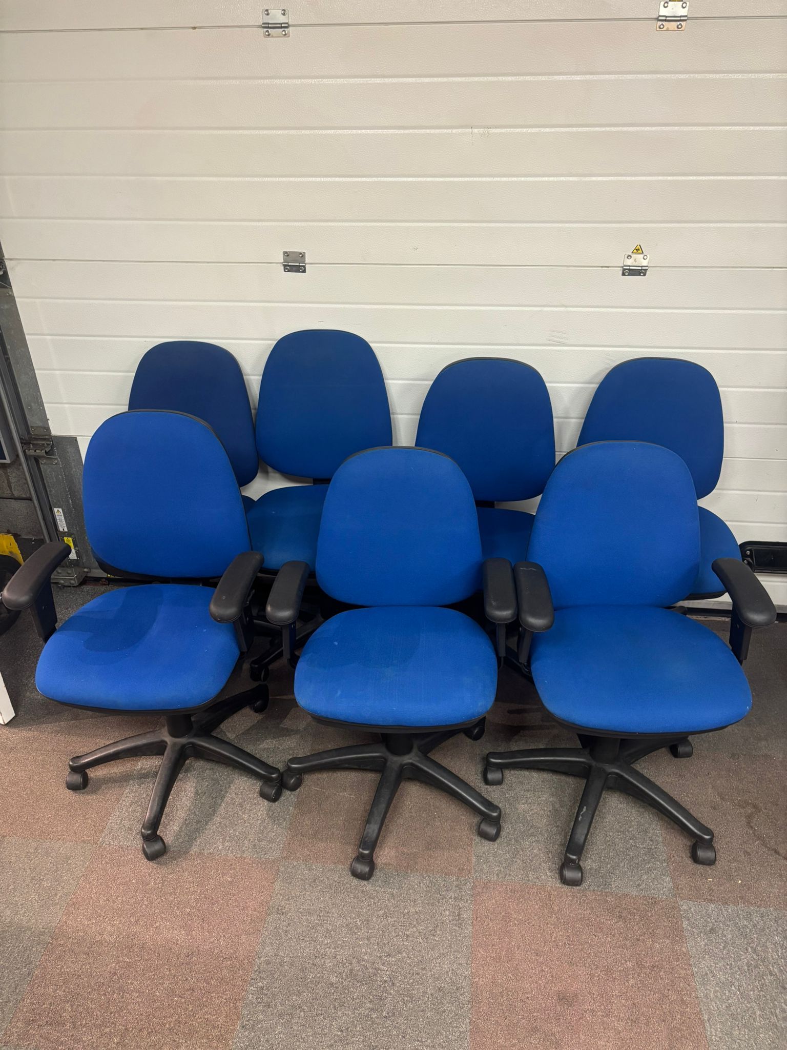 Used Matching Operator Chairs - With Arms and Without