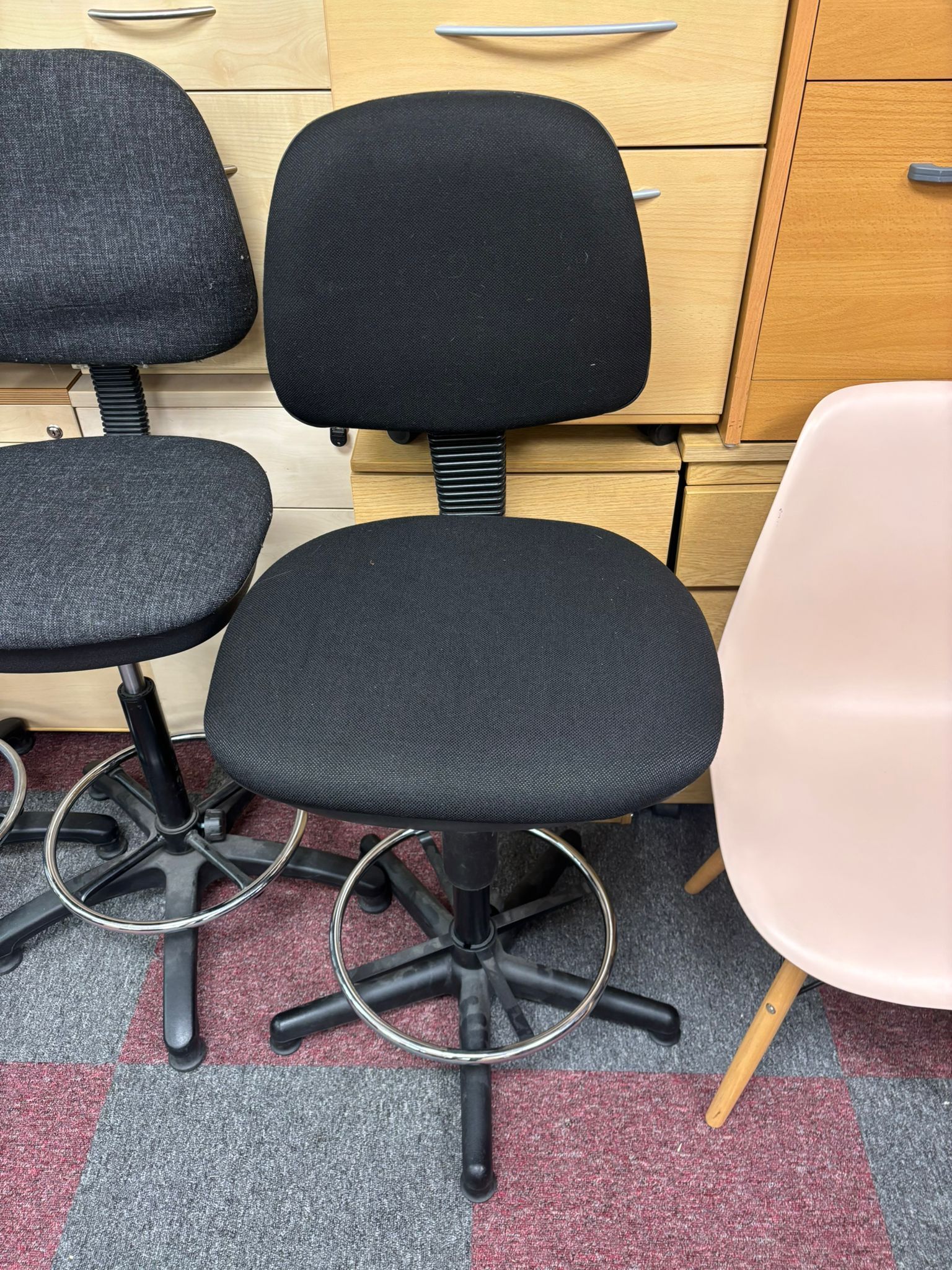Draughtsman Chair In Black