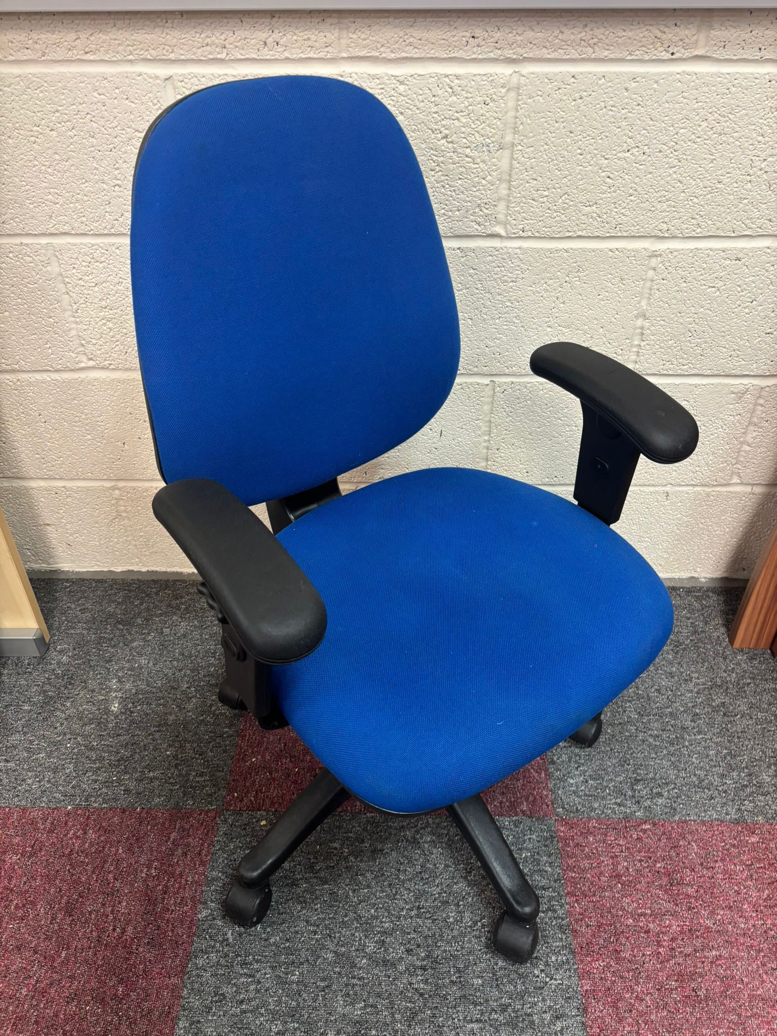 Used Operator Chair With Adjustable Arms