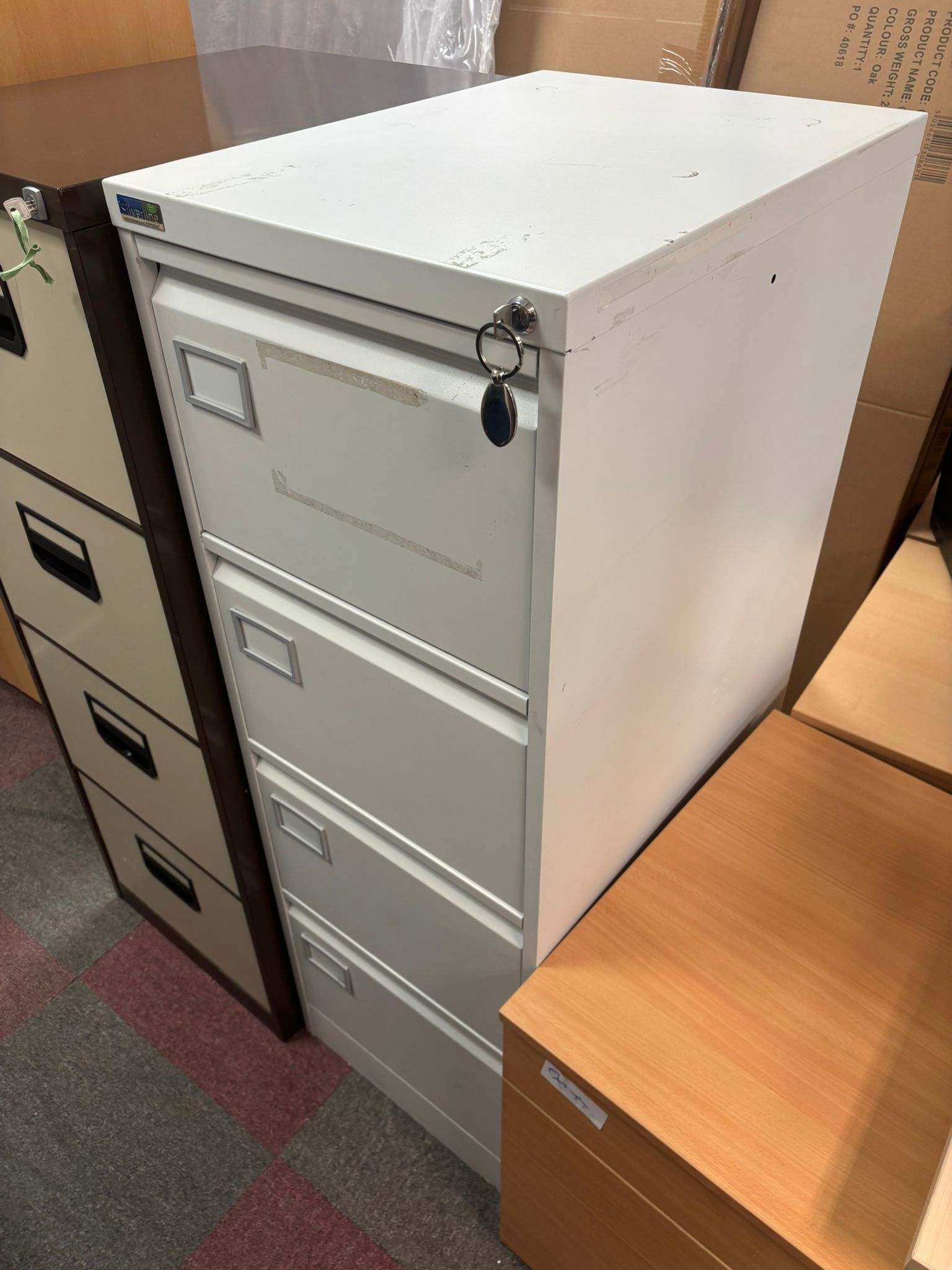 Silverline Filing Cabinet