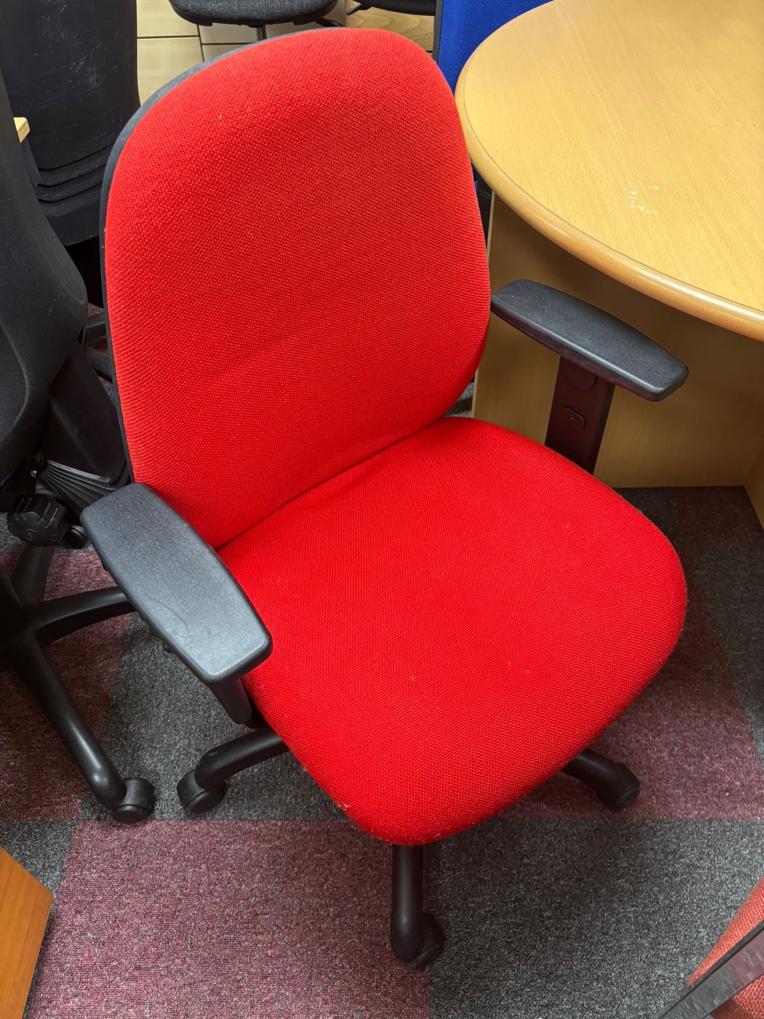 Used Operator Chair - Red