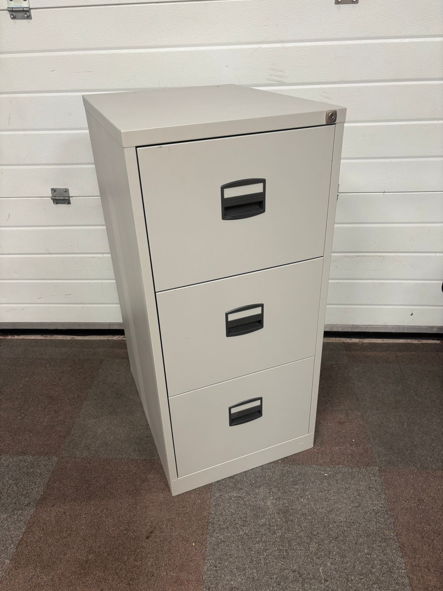 Used Three Drawer Filing Cabinet