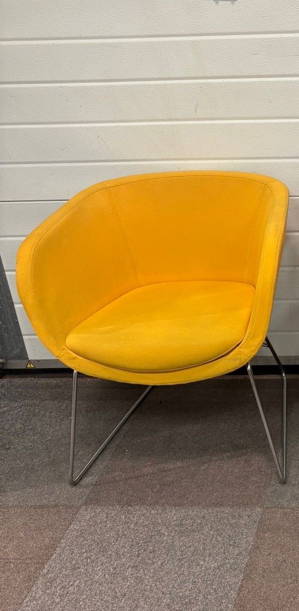 Used Meeting Chairs - Yellow Fabric