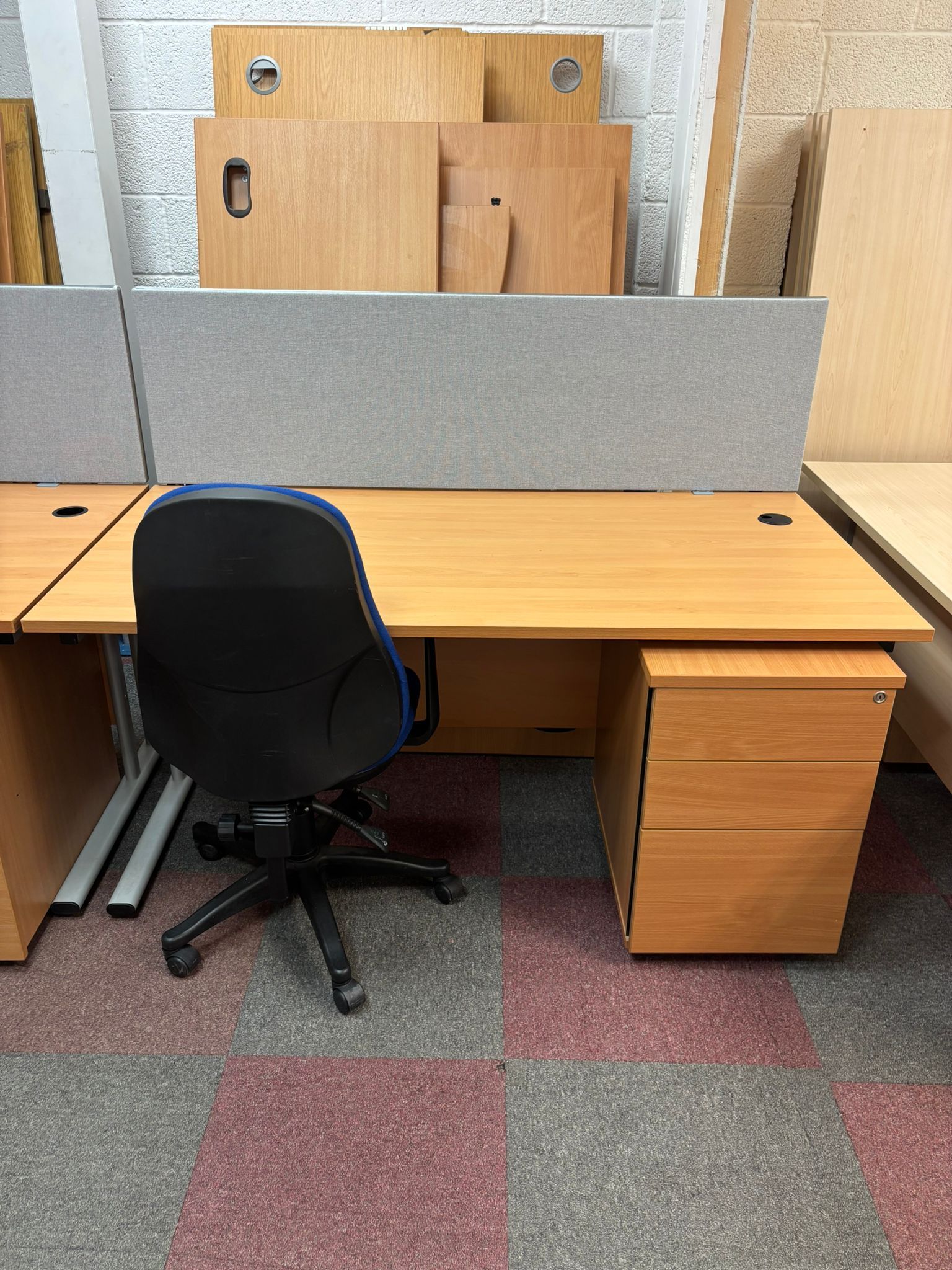 Used Straight 1600 mm Desks