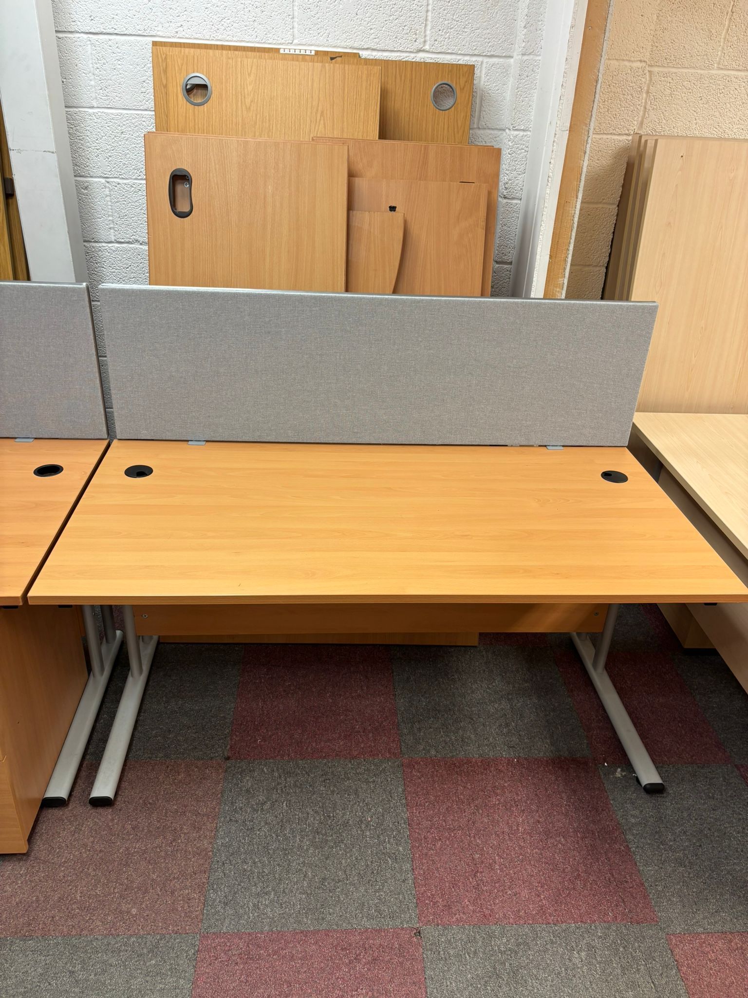 Used Straight 1600 mm Desks