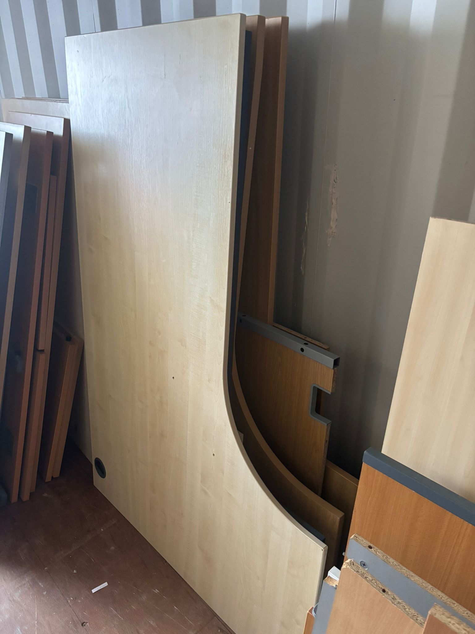 Used Range of 1800 mm Left Hand Return Desks