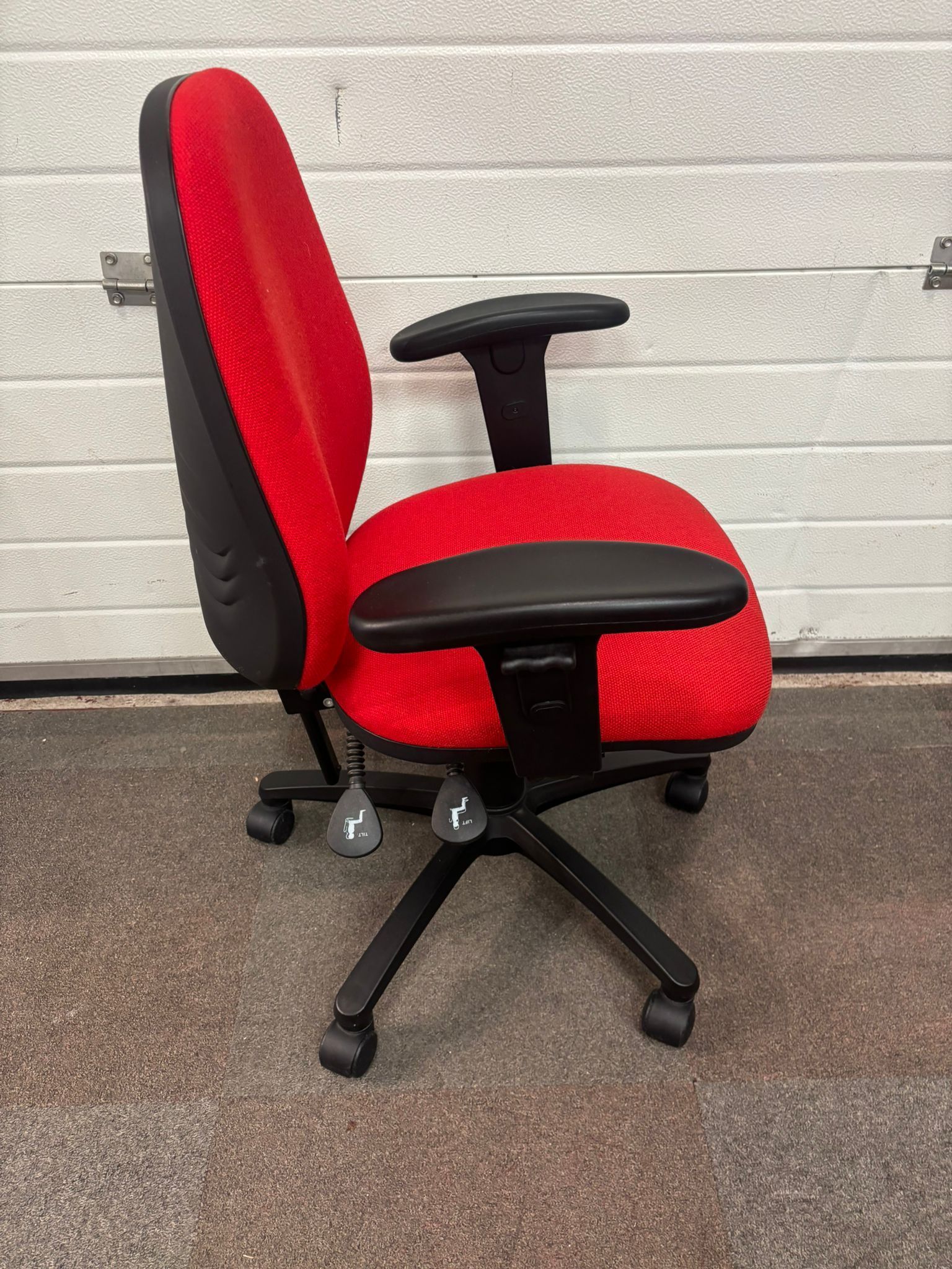 Used Red Operator Chair