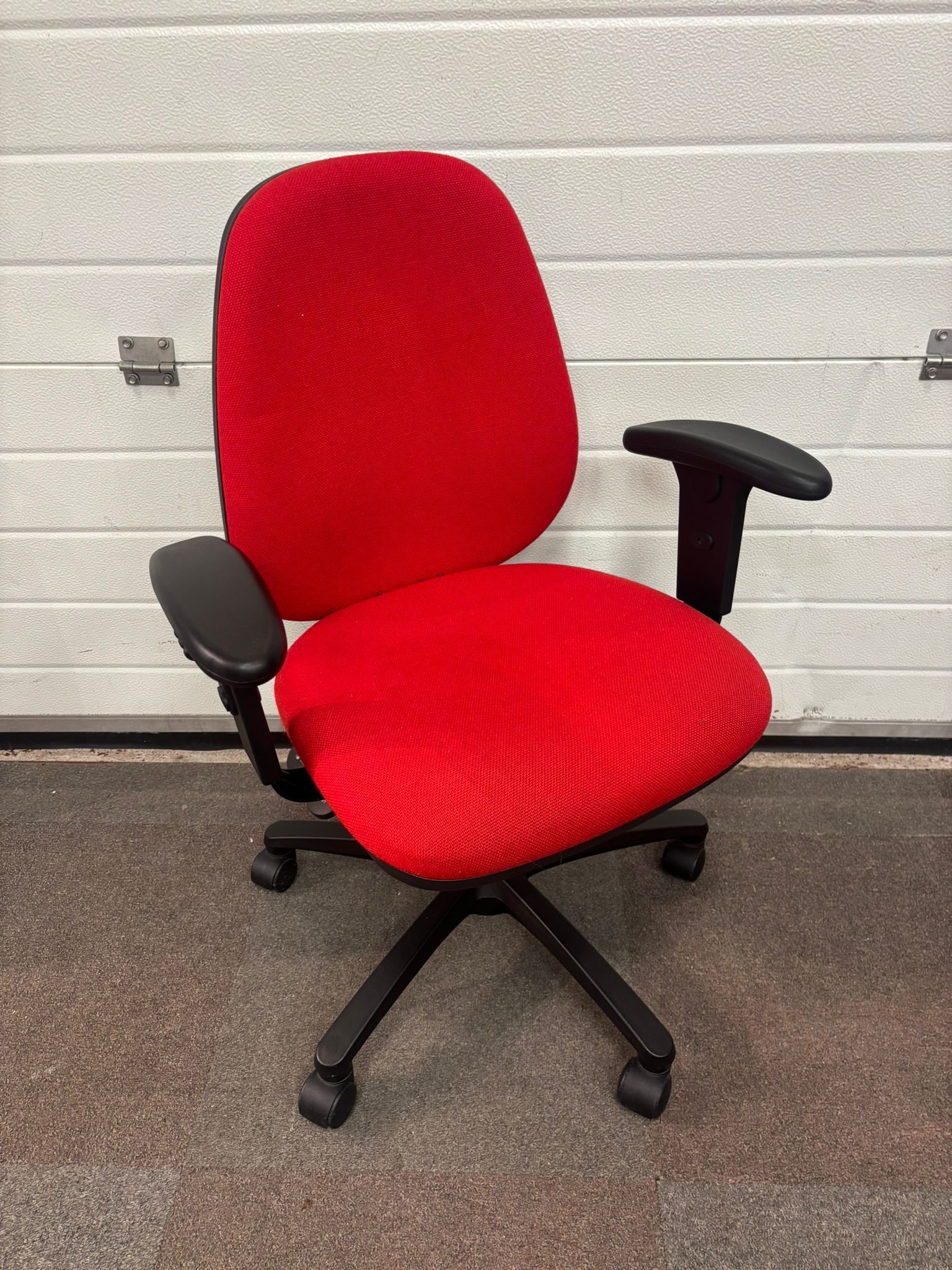 Used Red Operator Chair