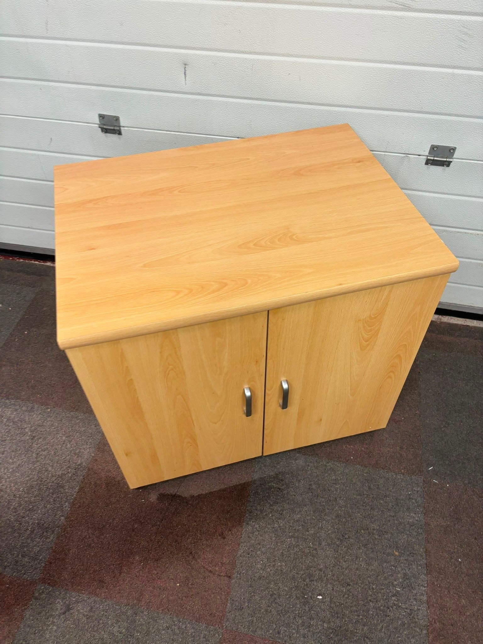 Used Low Level Wooden Storage Cupboard