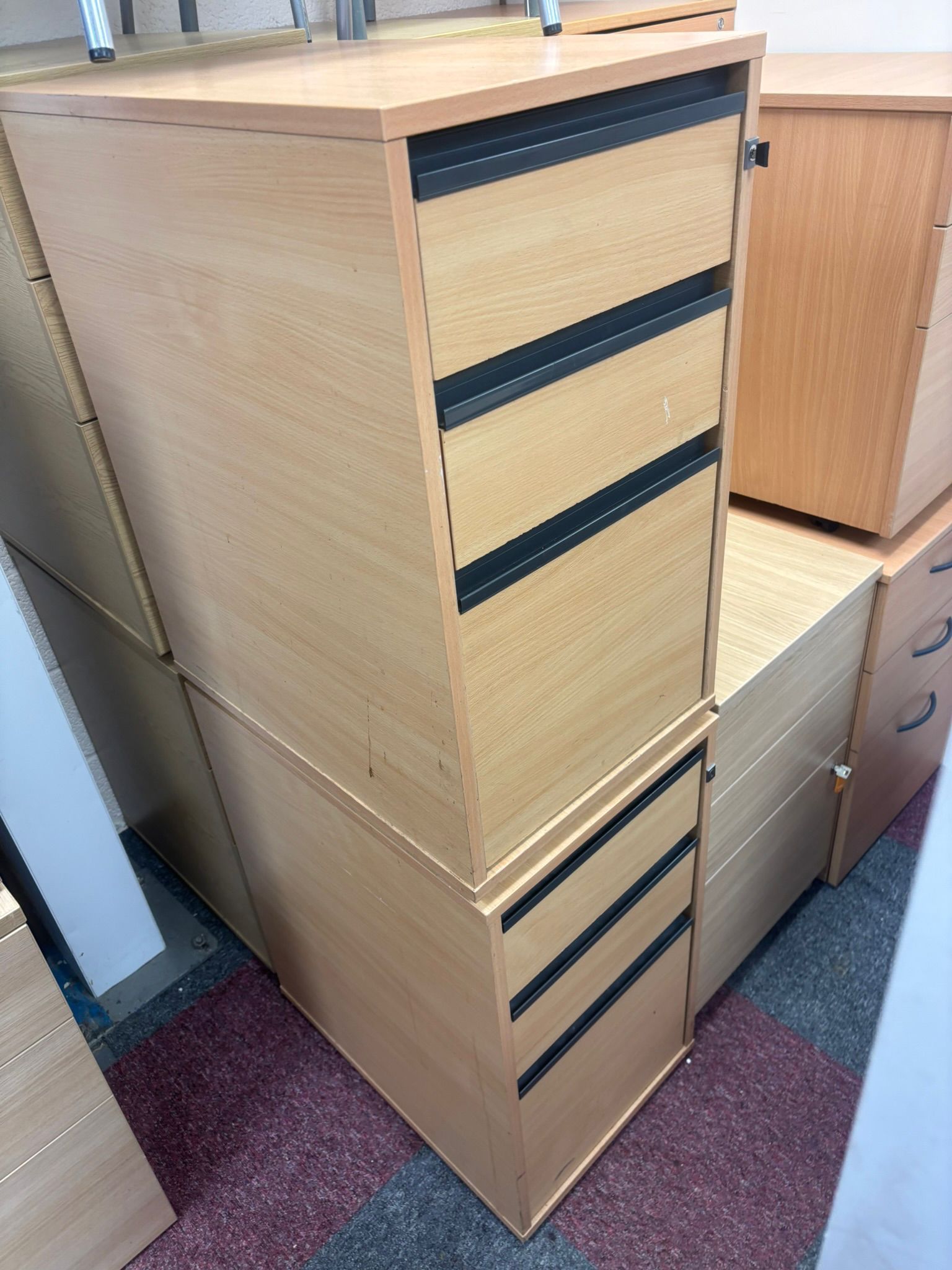 Matching Desk High Pedestals