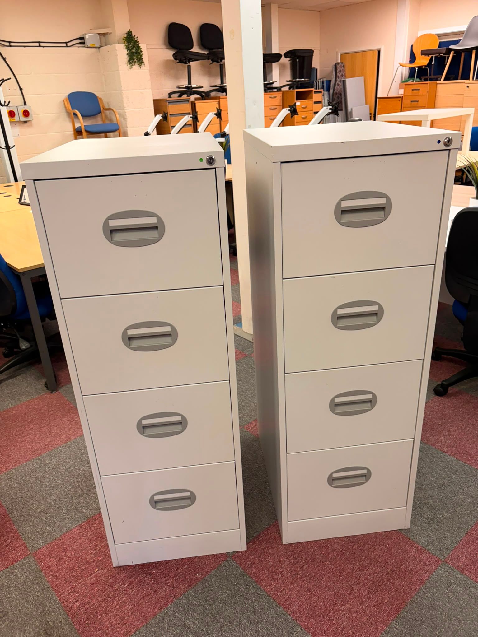 Used Silver Filing Cabinets