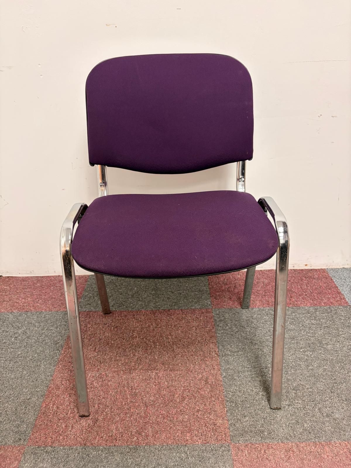 Used Stackable Chairs - Purple