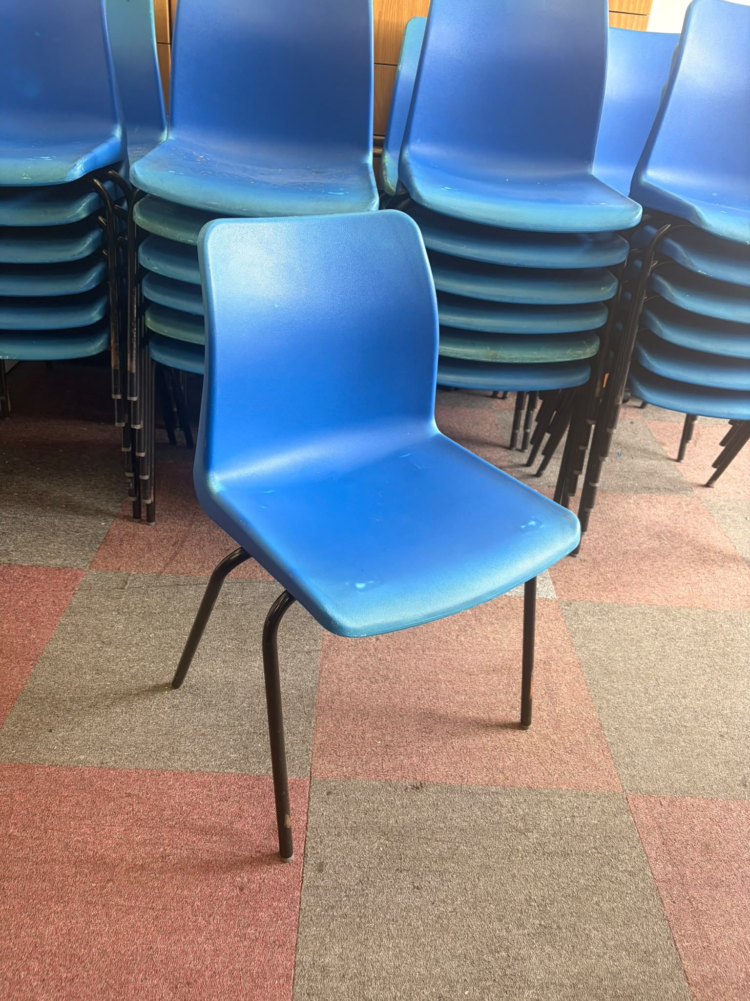 Used Polypropylene Stacking Chairs