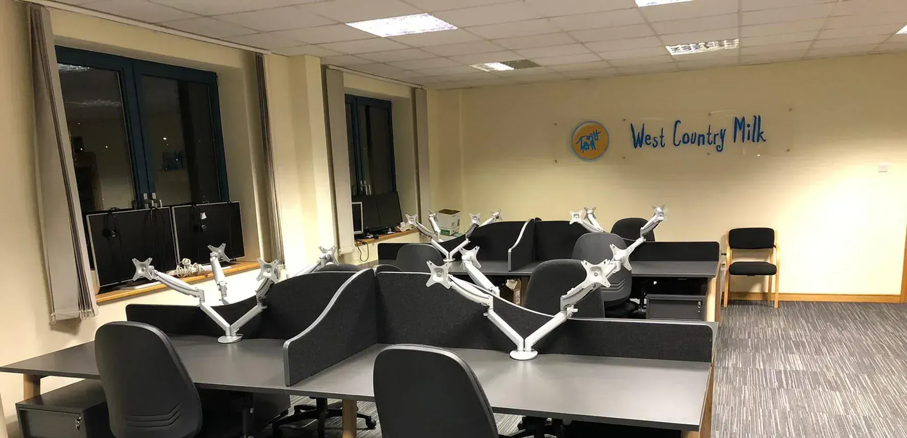 Office refurbishment in exeter for Westcountry Milk