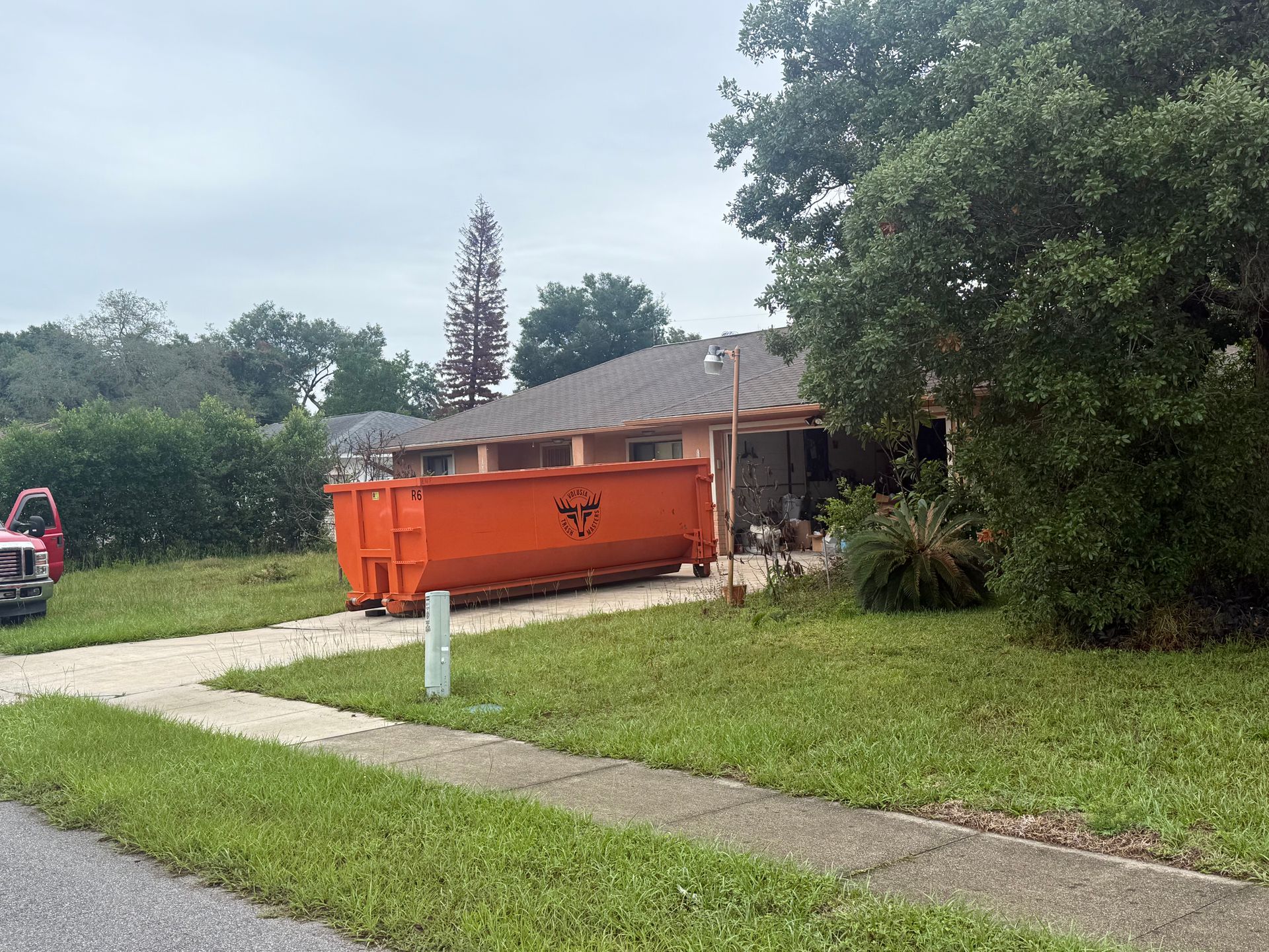 20 yard Volusia Trash Masters dumpster rental in Volusia County Florida