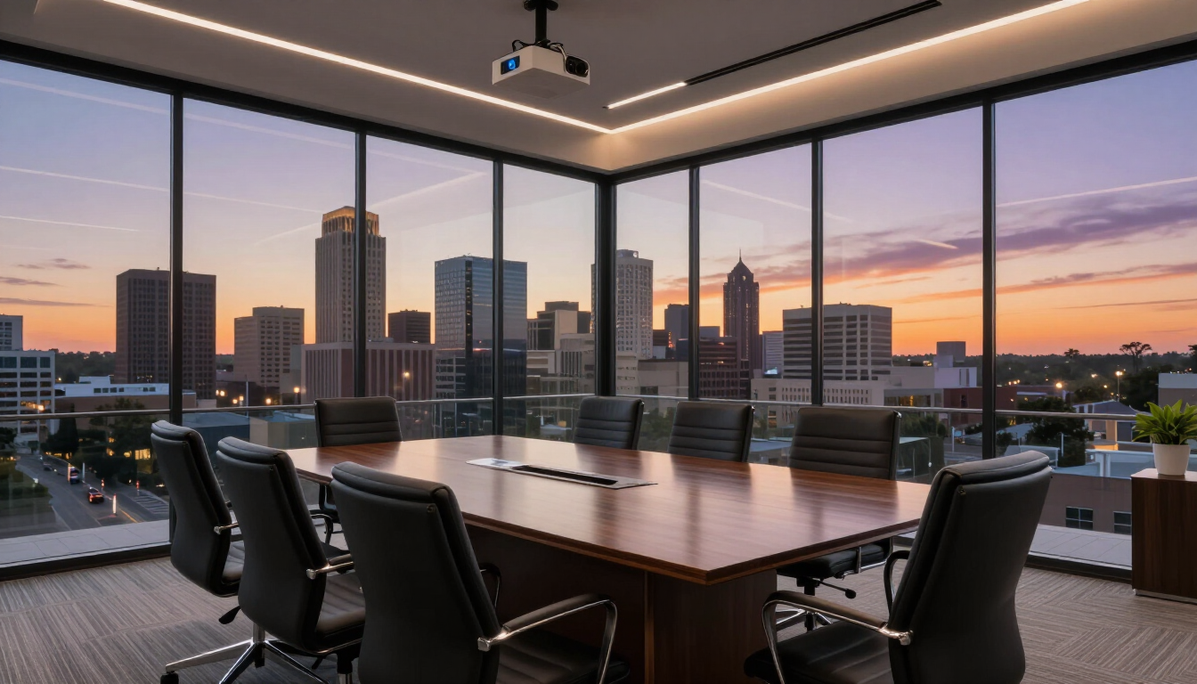 Meeting in a Kansas Office